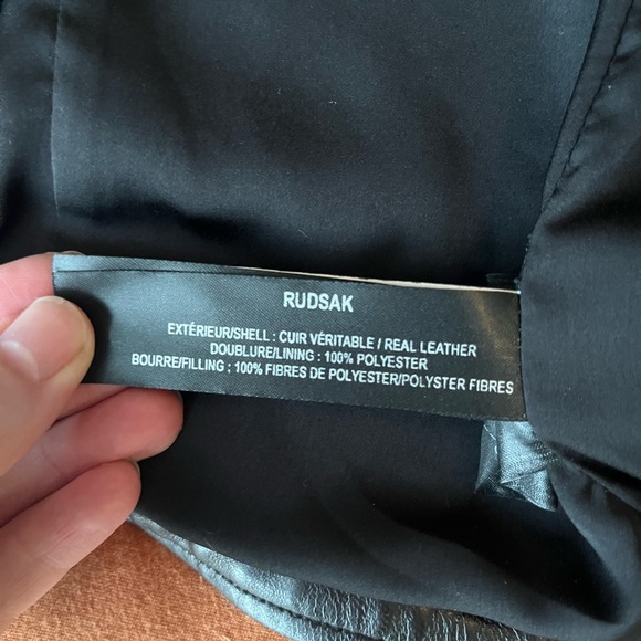 Rudsak lamb leather jacket - Picture 6 of 6